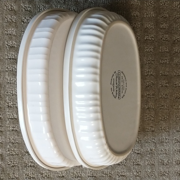 Corningware F-23-B Oval French White 23 ounces Casserole Stoneware Set o… - Picture 8 of 9